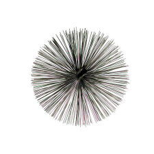 Steel brush metal cleaning brush made of steel round FI 130 with M-12 thread - 3