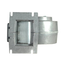 Gebläse für Kessel, Ventilator WBS-6 Aluminium mit Drosselklappe, Abdeckung und 0,65 m Kabel - 4