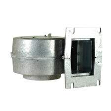 Gebläse für Kessel, Ventilator WBS-6 Aluminium mit Drosselklappe, Abdeckung und 0,65 m Kabel - 5