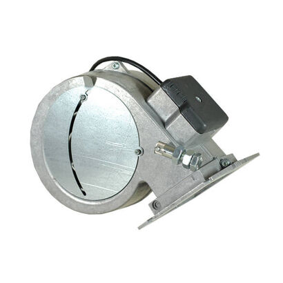 Blower for boiler, WBS-6 aluminum fan with damper, shutter, and 0.65 m cable