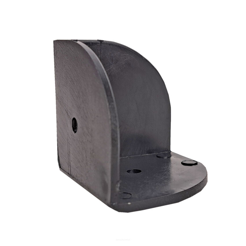 Black plastic corner