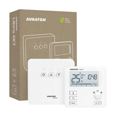 Temperature regulator panel AURATON LIBRA SET