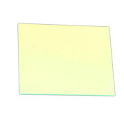 Szybka przeciwodpryskowa żółta 60 x 110 mm