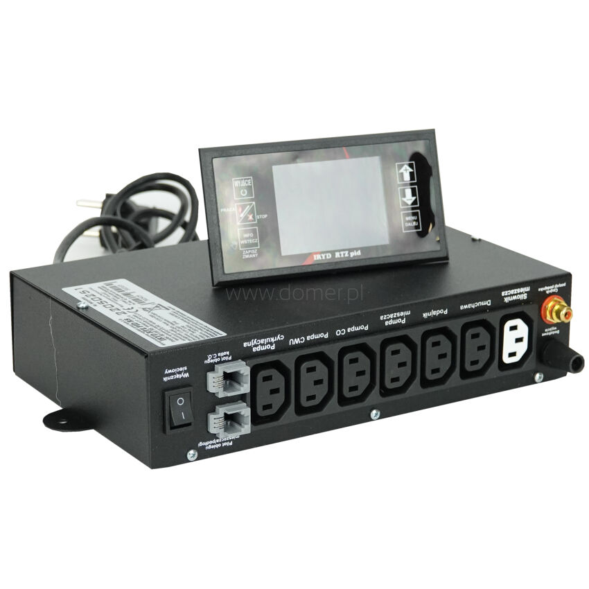 Controller for boiler with feeder IRYD RTZ 1S PID Nk STB for built-in installation