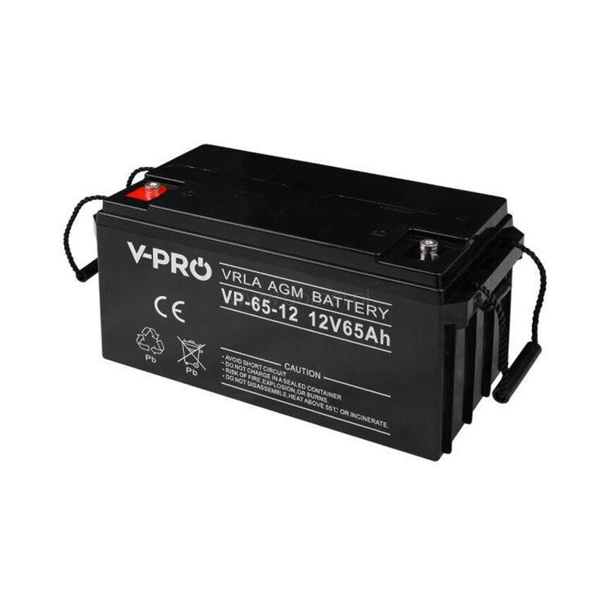 AGM Akku VPRO 12V 65 Ah USV