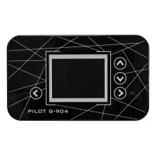 Room panel thermostat controller PILOT G 904 color display - black housing - 2