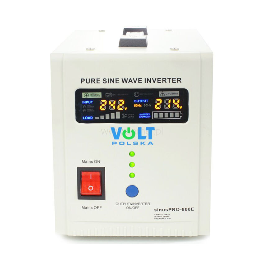Záložní zdroj UPS - SINUS PRO 800 E 12V 800 VA