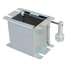 Regulator ciągu przepustnica powietrza TR-6A wymiar 70 x 45 x 70 mm - pod dmuchawę - 3