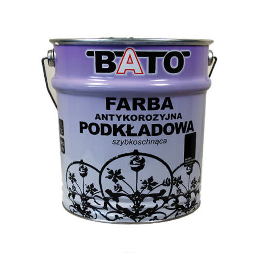 Bato black primer paint 10 liters gloss