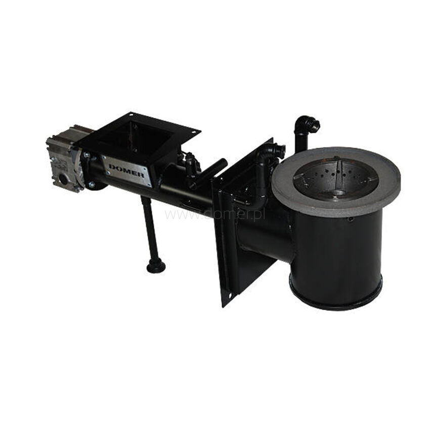 Screw feeder retort for rotary furnace boiler Trio 50 kW eco-pea coal fine pellet Domer Pancerpol