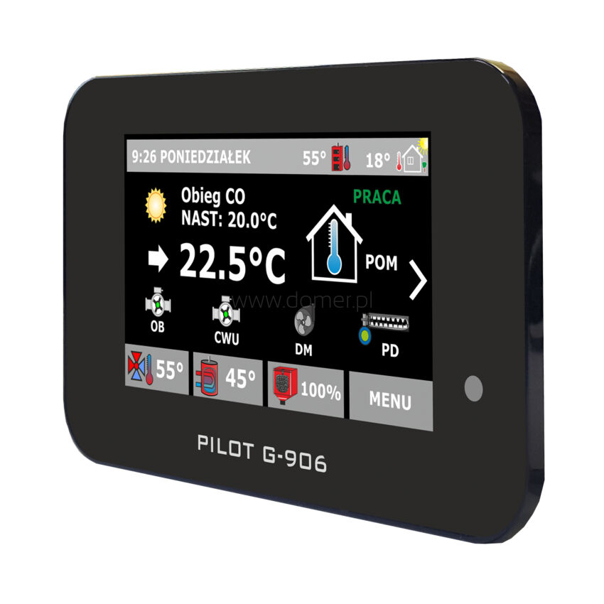 Room panel for PILOT G 906 touch controller Current