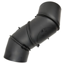Kolano kominowe 4 elementowe nastawne stalowe malowane średnica 120 mm - 3